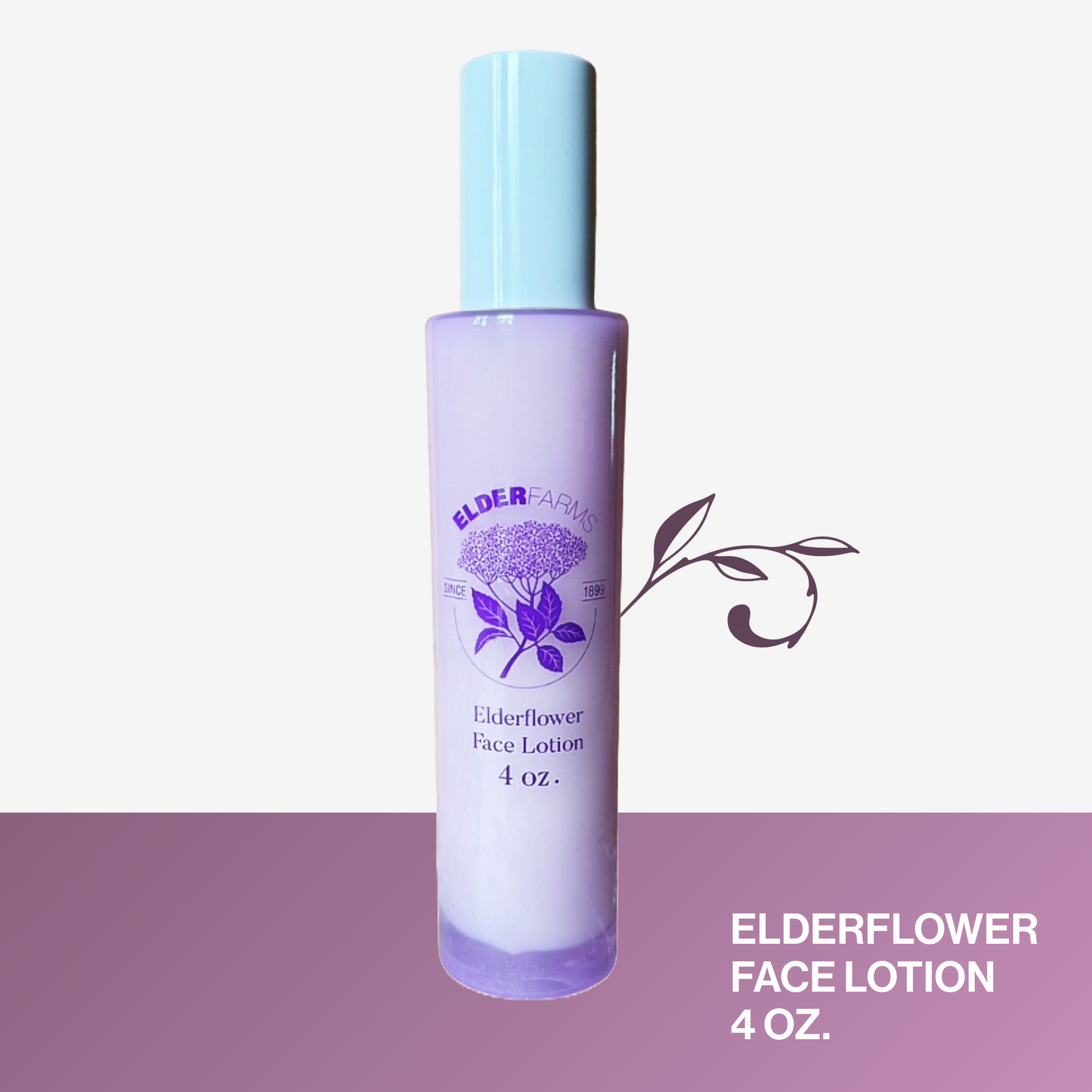Elderflower Face Lotion 4 oz.