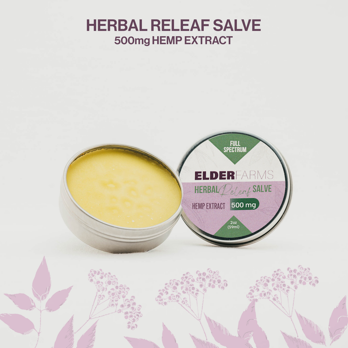 Herbal Releaf Salve Hemp - 12 Pack (Wholesale Case)