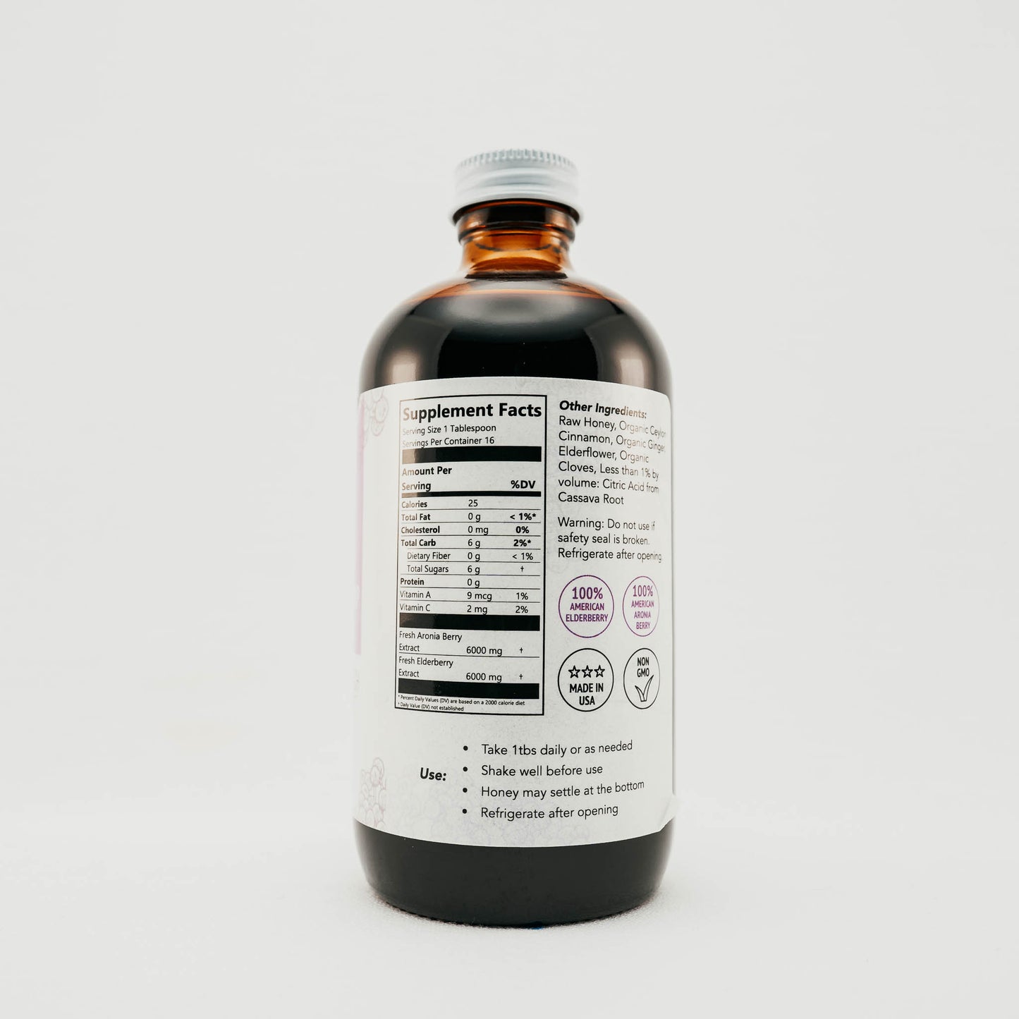 Elderberry Immune Syrup with Aronia