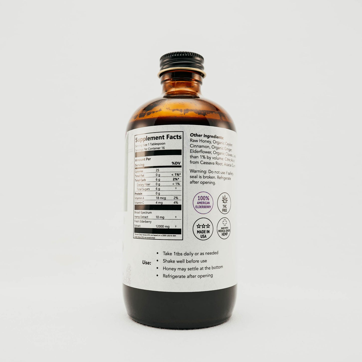 Elderberry Wellness Syrup - 12 Pack (Wholesale Case)