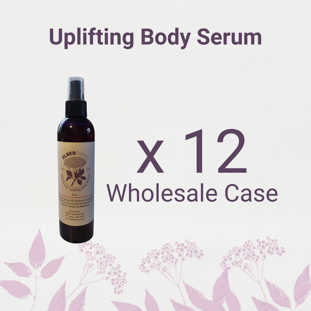 Elderflower Uplifting Body Serum 8oz. - 12 Pack (Wholesale Case)