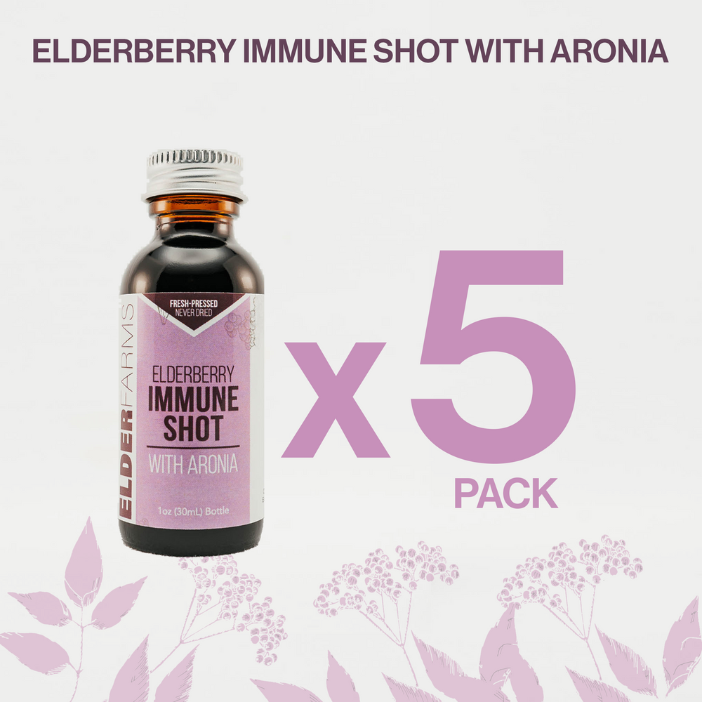 Elderberry Immune Shot with Aronia 5 Pack