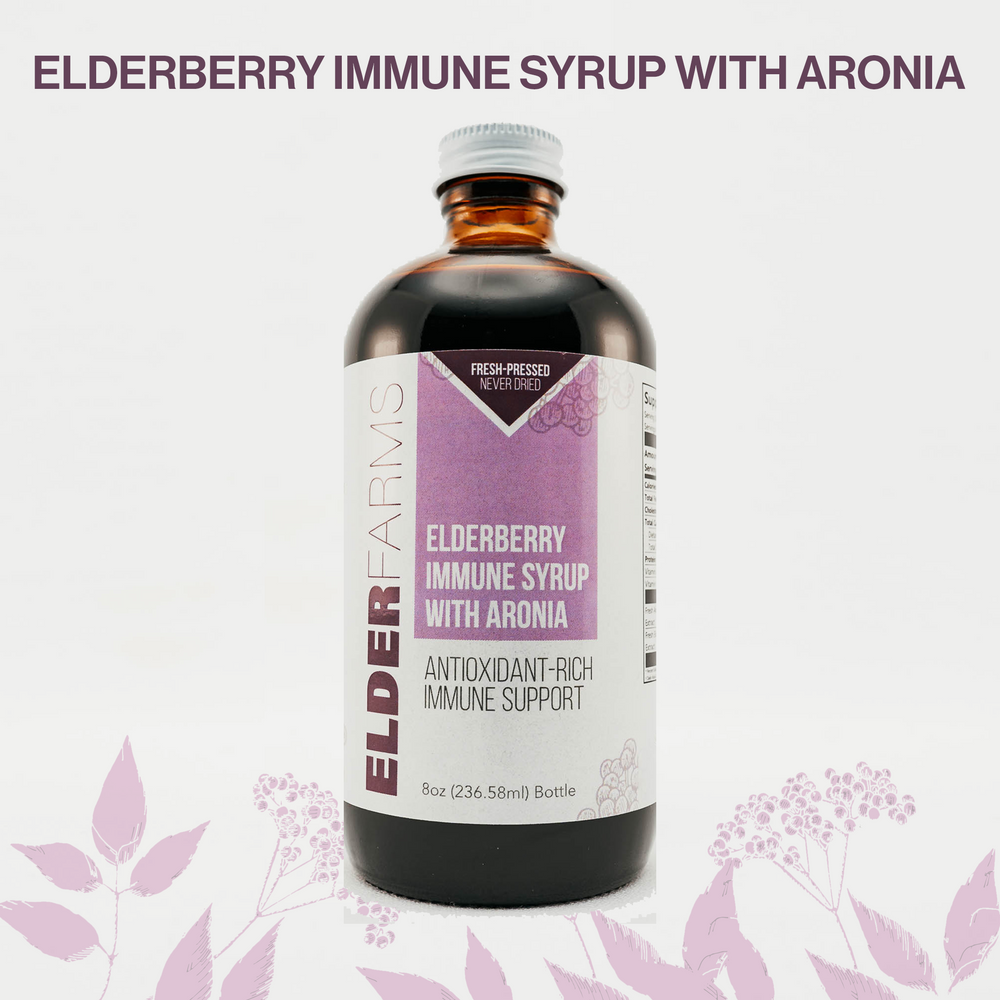 Elderberry Immune Syrup with Aronia