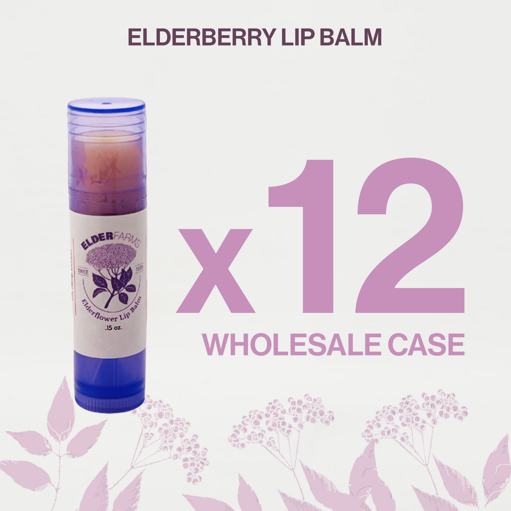 Elderflower Lip Balm - 12 Pack (Wholesale Case)
