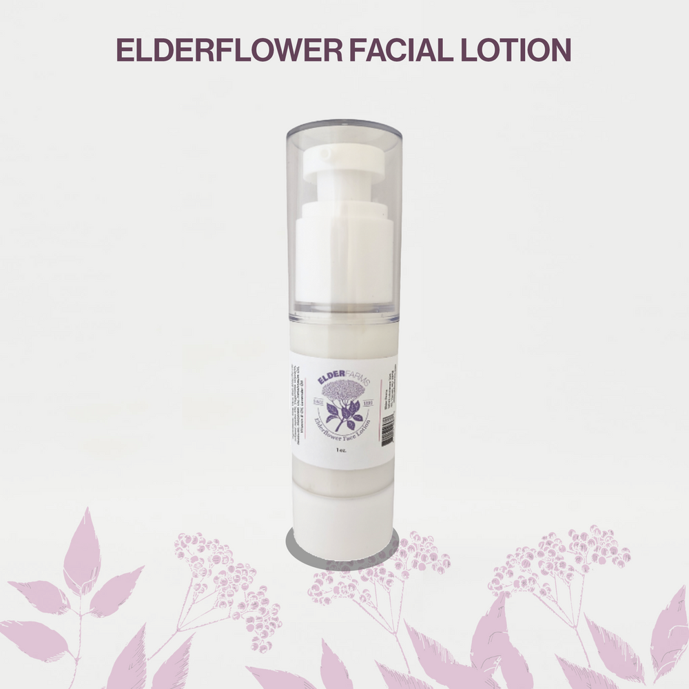 Elderflower Face Lotion 1oz.