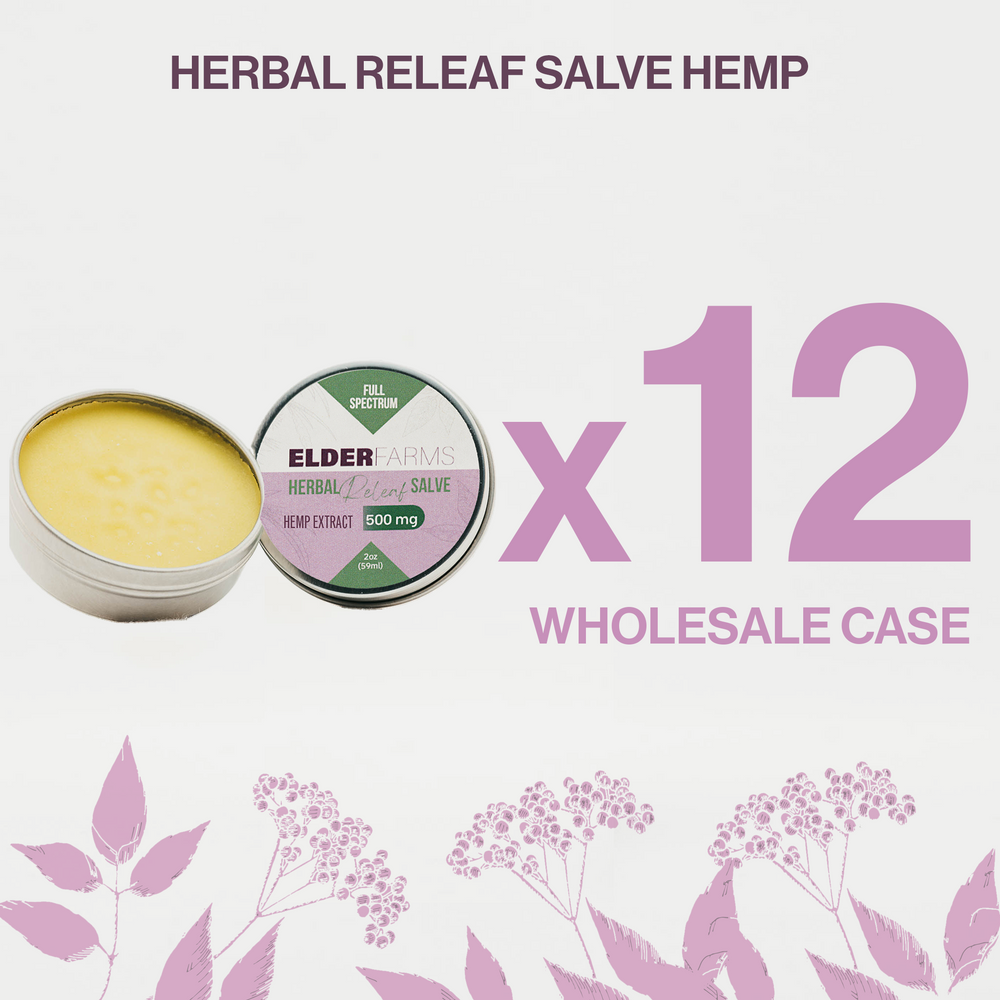 Herbal Releaf Salve Hemp - 12 Pack (Wholesale Case)