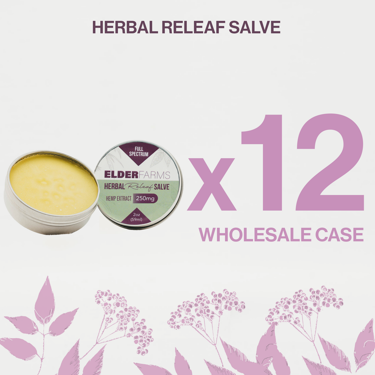 
                  
                    Herbal Releaf Salve Hemp G - 12 Pack (Wholesale Case)
                  
                