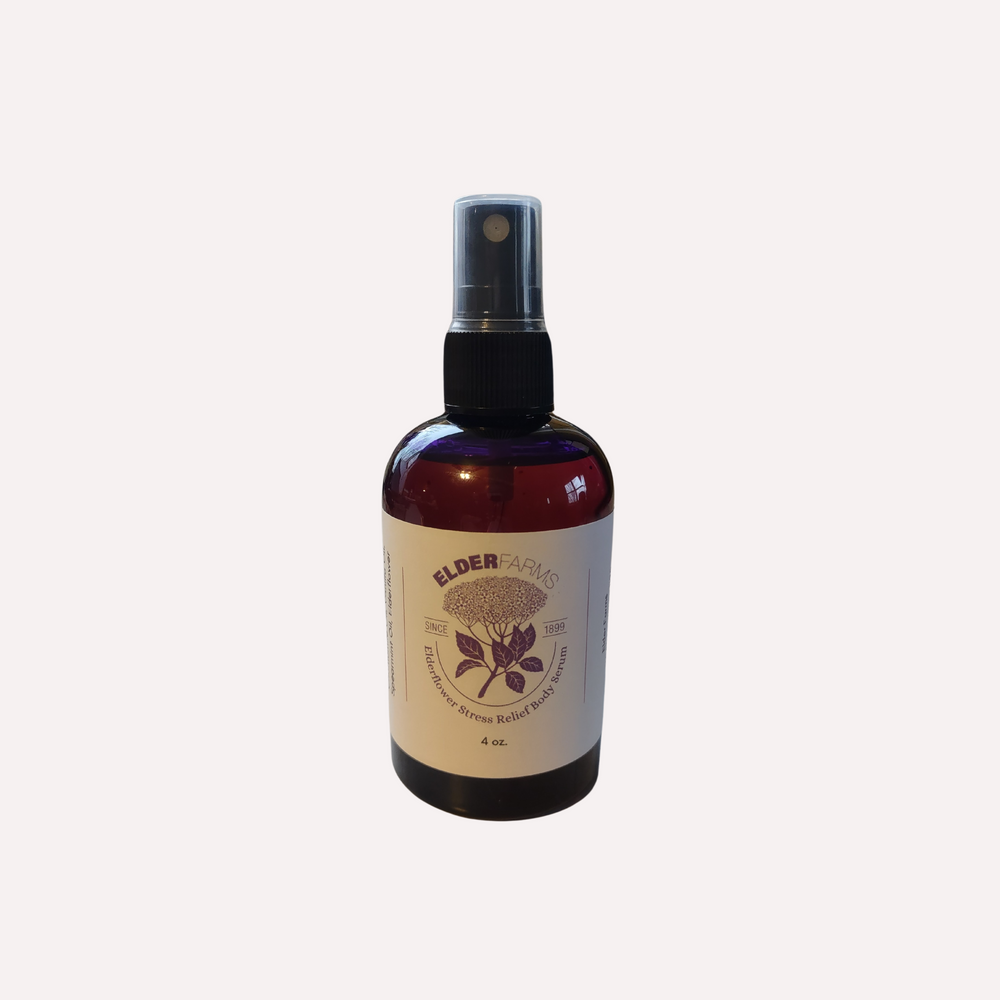 Elderflower Stress Relief Body Serum 3.8oz.