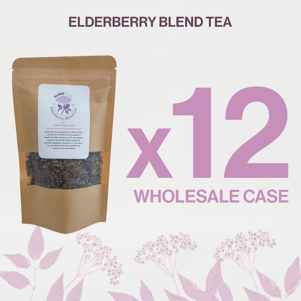 Elderberry Blend Tea - 12 Pack (Wholesale Case)