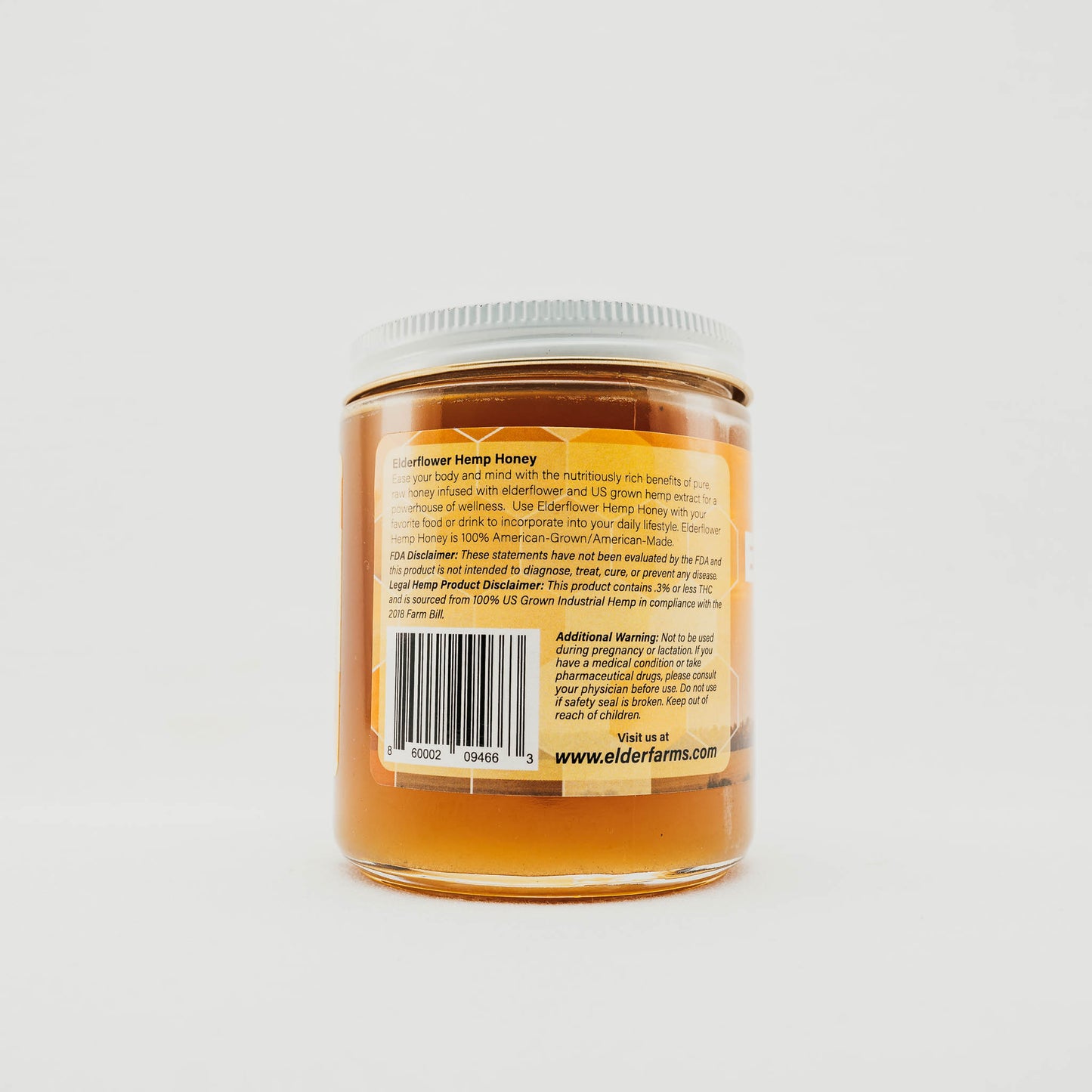 
                  
                    Elderflower Hemp Honey
                  
                